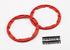 TRAXXAS Tyre Sidewall Protector Beadlock Red 2pcs - 5667