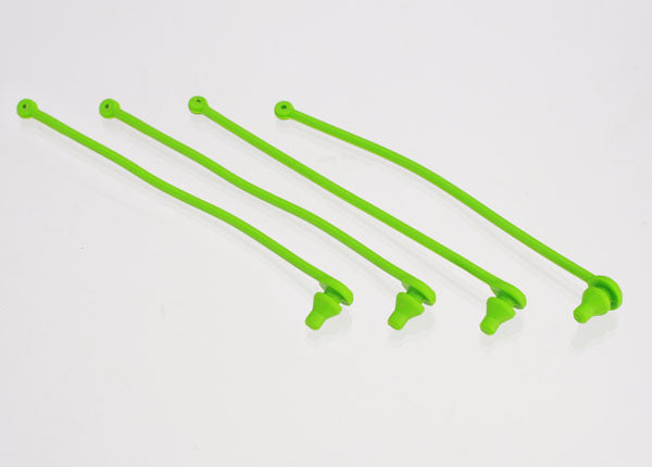 TRAXXAS Body Clip Retainer Green 4pcs - 5753