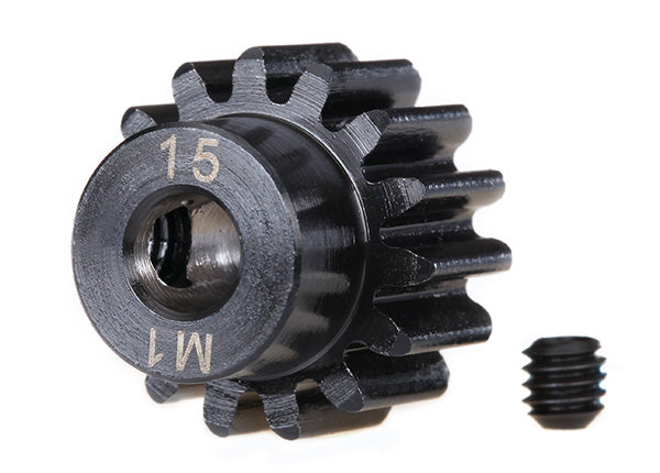 TRAXXAS 15T 1mmP 5mmSh Machined Pinion Gear - 6487R
