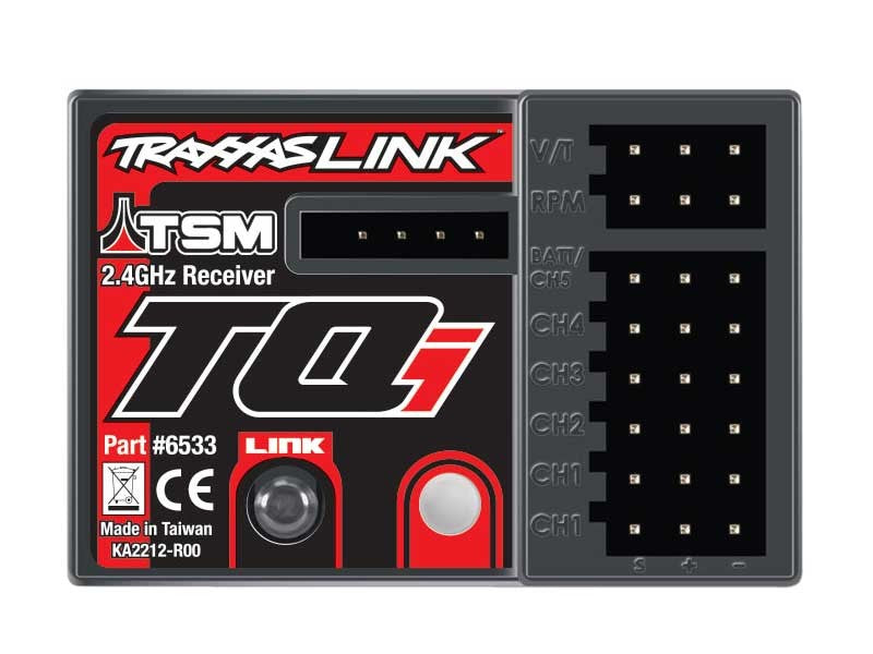 TRAXXAS TQi 2Ch Transmitter & 6533 Receiver w/ Bluetooth & TSM - 6509R