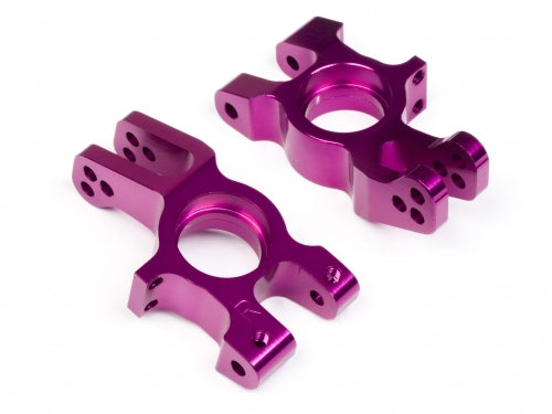 HPI Rear Hubs Purple Aluminium suit Trophy 2pcs - HPI-66797