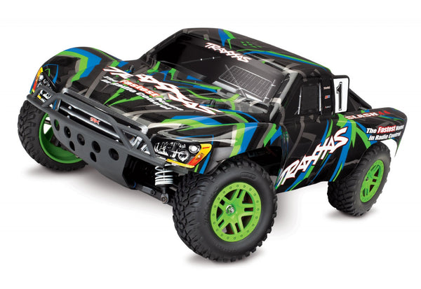 TRAXXAS SLASH 4wd Green Short Course Truck w/ Battery & Charger - 68054-1GRN