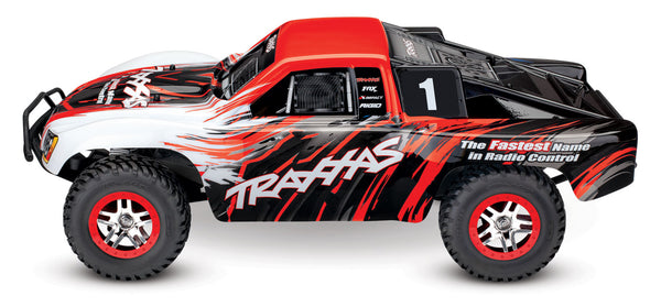 TRAXXAS SLASH 4wd VXL Red Short Course Truck w/ Bluetooth Radio, 3500kv Brushless Motor - 68086-4RED