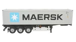 TAMIYA 40FT MAERSK CONTAINER SEMI TRAILER Kit 1:14 - T56326