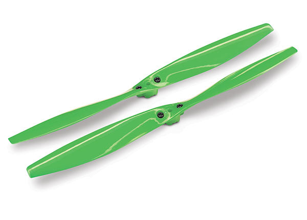 TRAXXAS Rotor Blade Set Green 1xCW 1xCCW - 7931