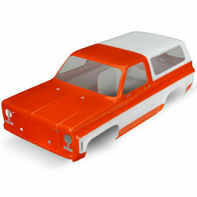 TRAXXAS Orange Painted Body Shell 1979 Chevy Blazer NO Accessories - 8130G