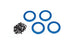 TRAXXAS 1.9in Blue Beadlock Rings w/ Screws suit TRX-4 4pcs - 8169X