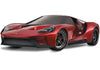 TRAXXAS FORD GT 1:10 AWD SUPERCAR Red with TQI 2.4Ghz Radio, TSM and Brushed Motor Driveline - 83056-4RED