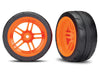TRAXXAS Response Sticky Thermal Tyres on 1.9in Orange Split Spoke Wheels 2pcs - 8374A