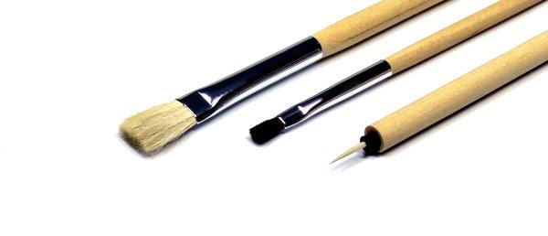 TAMIYA Basic Paint Brush Set 3pcs - T87066