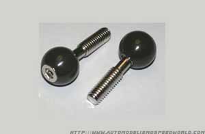 HOBAO Fr Upper Pillow Balls w/ Screws Hyper 7 PBS 2pcs - HB-87210