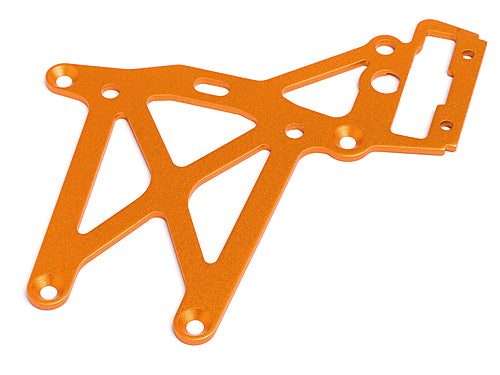 HPI Rear Upper Plate Orange Aluminium suit Baja - HPI-87483