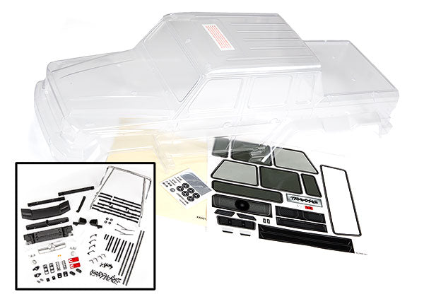 TRAXXAS Clear Body Shell suit TRX-6 Mercedes G63 w/ Body Accessories - 8825