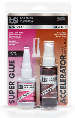 BSI Maxi-Cure Extra Thick CA Glue 30ml w/ Insta-Set Pump Pack 60ml Combo - BSI157H