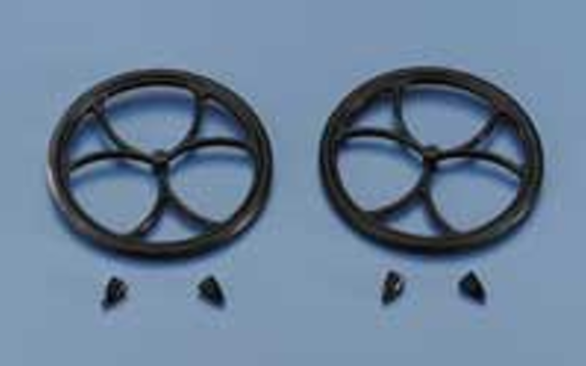 DUBRO 38mm Micro Lite Wheels w/ Retainers 2pcs - DBR150ML