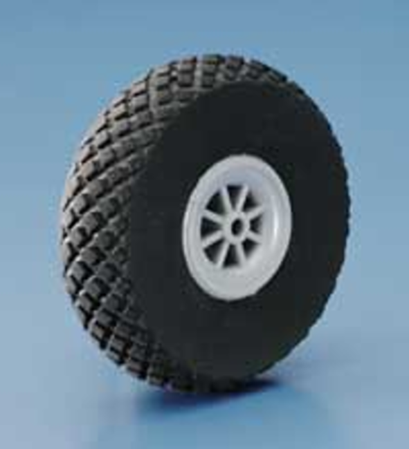 DUBRO 63.5mmD Diamond Lite Wheels suit 4mm Axle 2pcs - DBR250DL
