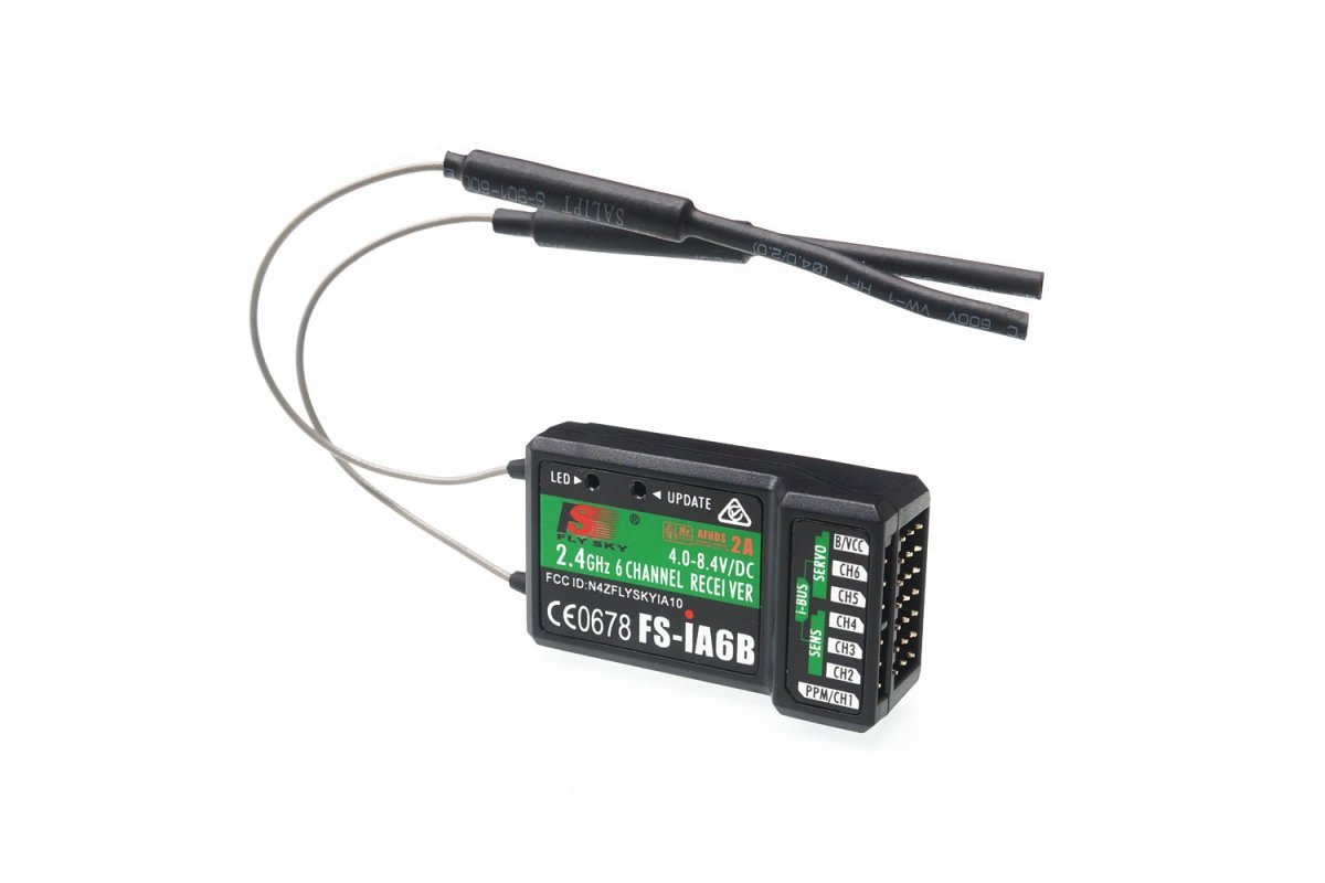 FLYSKY IA6B 2.4Ghz 6-ch AFHDS-2A Receiver w/ iBus Support - FS-IA6B