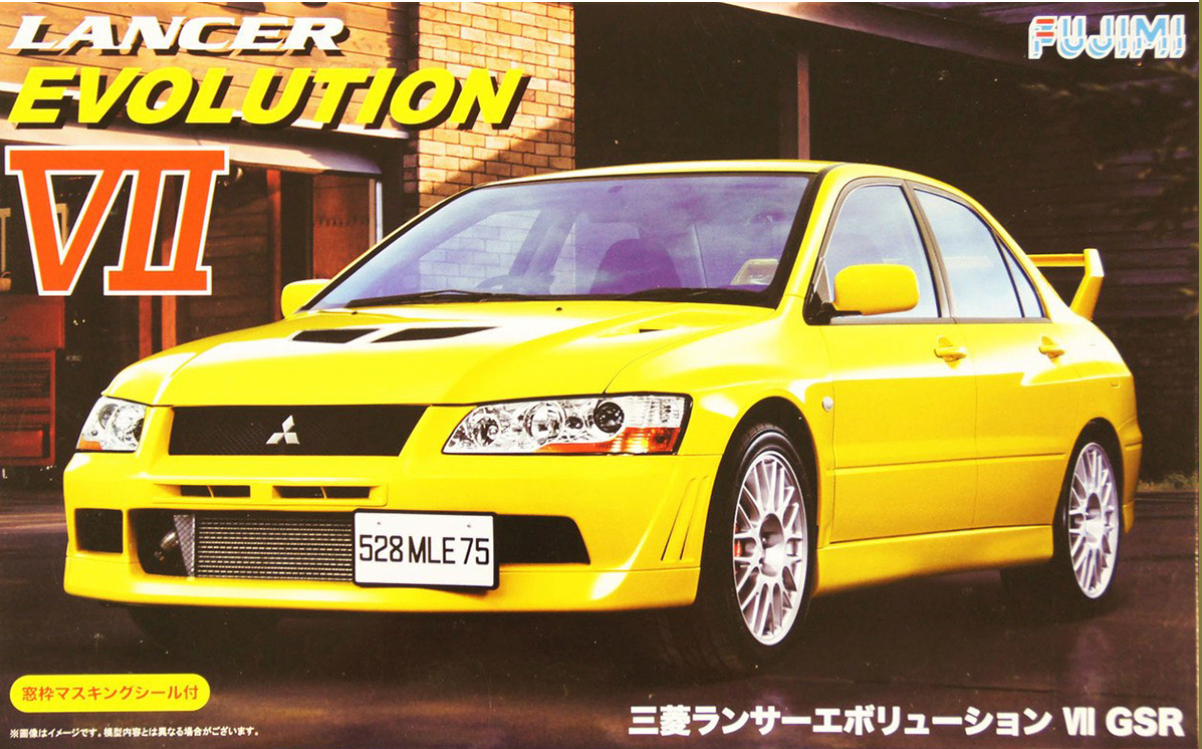 FUJIMI Mitsubishi Lancer Evolution VII GSR 1:24 - FUJ03920