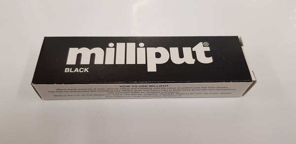 MILLIPUT Black 2-Part Epoxy Putty 113.4g - MPT-BLACK