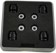 RCT Crosshair Body Mounting Kit Black - RCTEL01029F