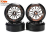 TEAM MAGIC Starlight Wheel with Drift Tyre 45° 4pcs - TMK7624SH