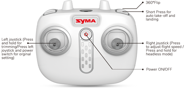 SYMA X26 Gesture/RC Quad with Collision Sensors RTF - SYM-X26