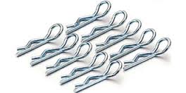 ABSIMA Medium Body Clips Silver 10pcs - AB2440013