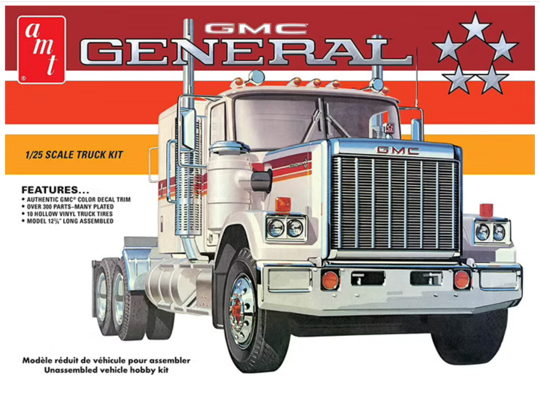 AMT 1976 GMC General Semi Tractor 1:25 - AMT1272
