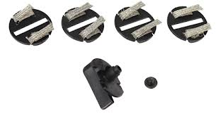 SCALEXTRIC Braid Plates and Braids 4pcs, Guide Blade 1pc - C8329
