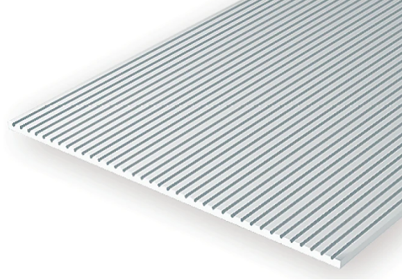 EVERGREEN 1.5x300x600 Large Scale 1:20.3 Car Siding 1sht - EG14601