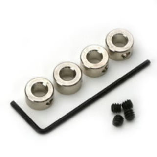 DUBRO 5/32in Dura Collars w/ Grub Screws 12pcs - DBR598