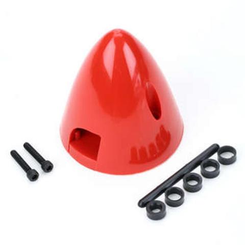 DUBRO 44.5mm Spinner 2-Blade Red 1pc - DBR268