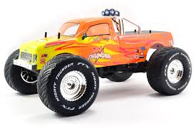 FTX MIGHTY THUNDER 1:10 Orange Monster Truck with Brushed Motor, FTX-5573B