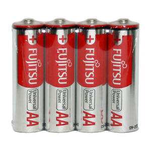 FUJITSU AA Alkaline Batteries 4pck Wrap - LR6(4S)FU