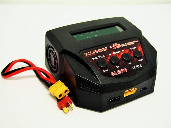 GT POWER Battery Charger 6A Max 2-4S Lipo 6-8S Nimh - GT-C6DMINI
