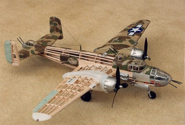 GUILLOWS B-25 Mitchell US WW2 Bomber Balsa Model Kit 1:32 - GUILL805