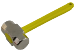 RCT Metal Hammer - Yellow Handle for 1/10 RC Crawler - RCTSM01006A