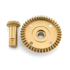 LOSI F/R Diff Ring Gear & Pinion Titanium-Ni LST/ 2/ AFT/ MGB - LOSB3535