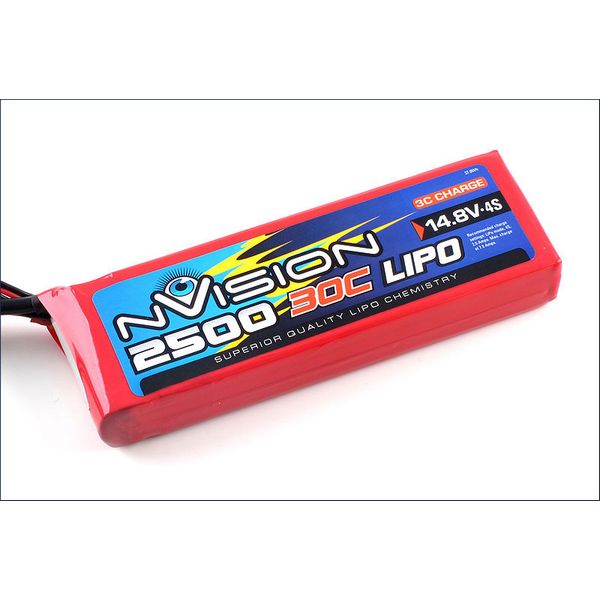 NVISION 2500mah 14.8V 30C Lipo Battery Soft Case - NVO1814