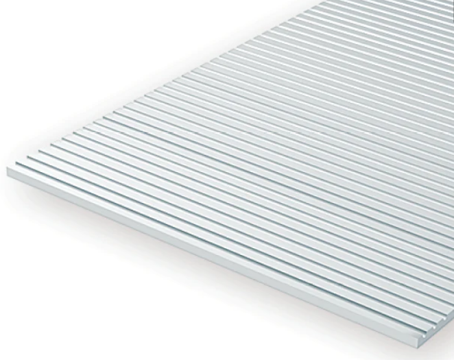 EVERGREEN .5x300x600mm S-Scale Passenger Car Siding 1sht - EG13035