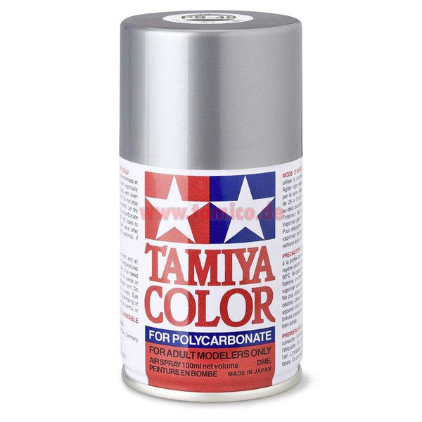 TAMIYA PS-48 Silver Anodised Aluminium Semi-Gloss Spray 100ml - T86048
