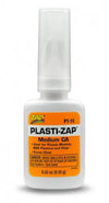 PLASTI-ZAP Orange Medium Clear Cure CA Glue 0.33oz - PT-19
