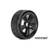 ROAPEX TRIGGER 1:8 Buggy Wheel & Tyre Black - R5001-B