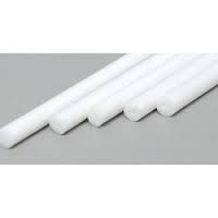 EVERGREEN 1.2 Diameterx350mm Styrene Rod White 10pcs - EG221