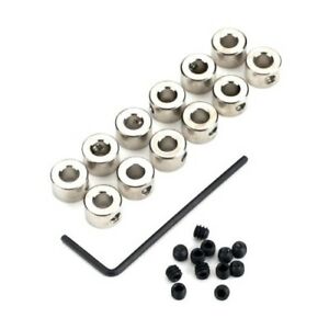 DUBRO 1/16in Dura Collars w/ Grub Screws 12pcs - DBR595