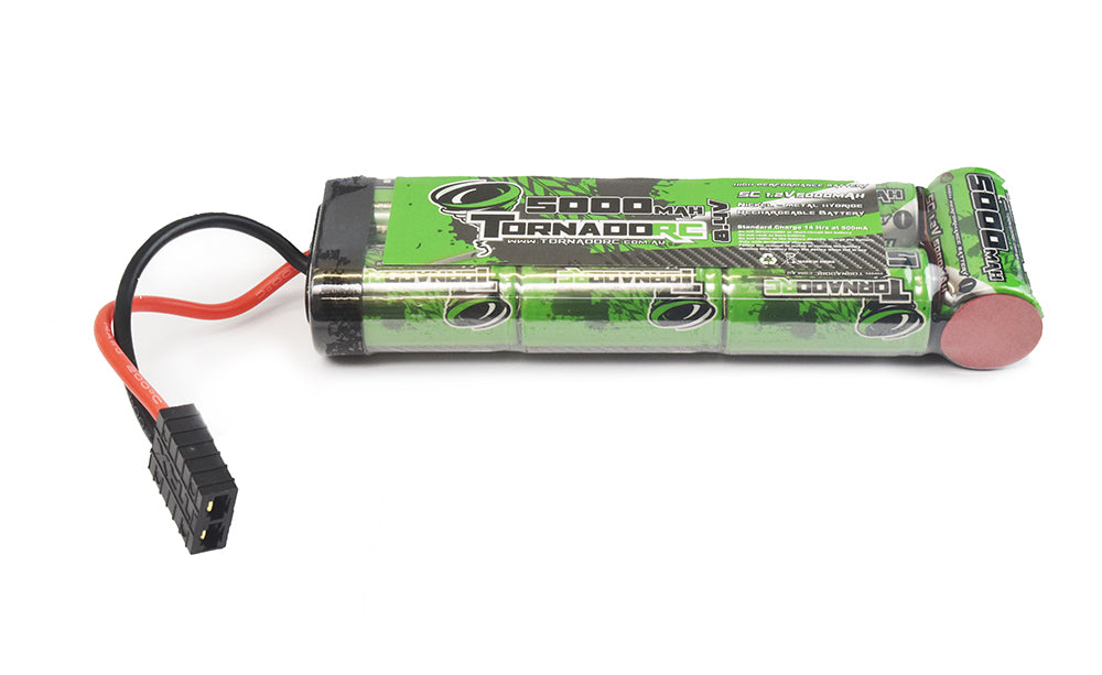 TORNADO 5000mah 8.4V Flat Nimh Battery - TRC-5000F-7C-TRX