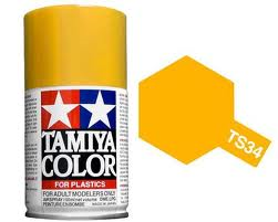 TAMIYA TS-34 Camel Yellow Gloss Spray 100ml - T85034