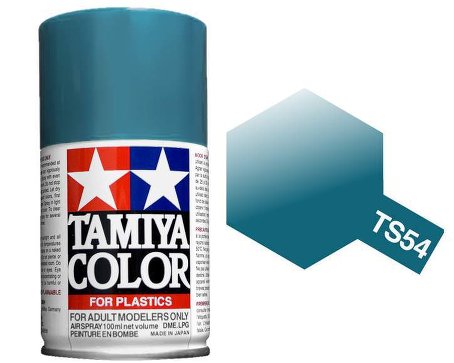 TAMIYA TS-54 Light Metallic Blue Gloss Spray 100ml - T85054