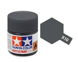 TAMIYA X-10 Gunmetal Mini Acrylic 10ml - T81510