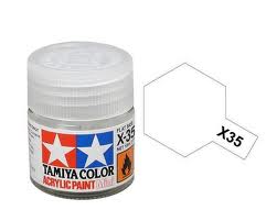 TAMIYA X-35 Semi-Gloss Clear Mini Acrylic 10ml - T81535